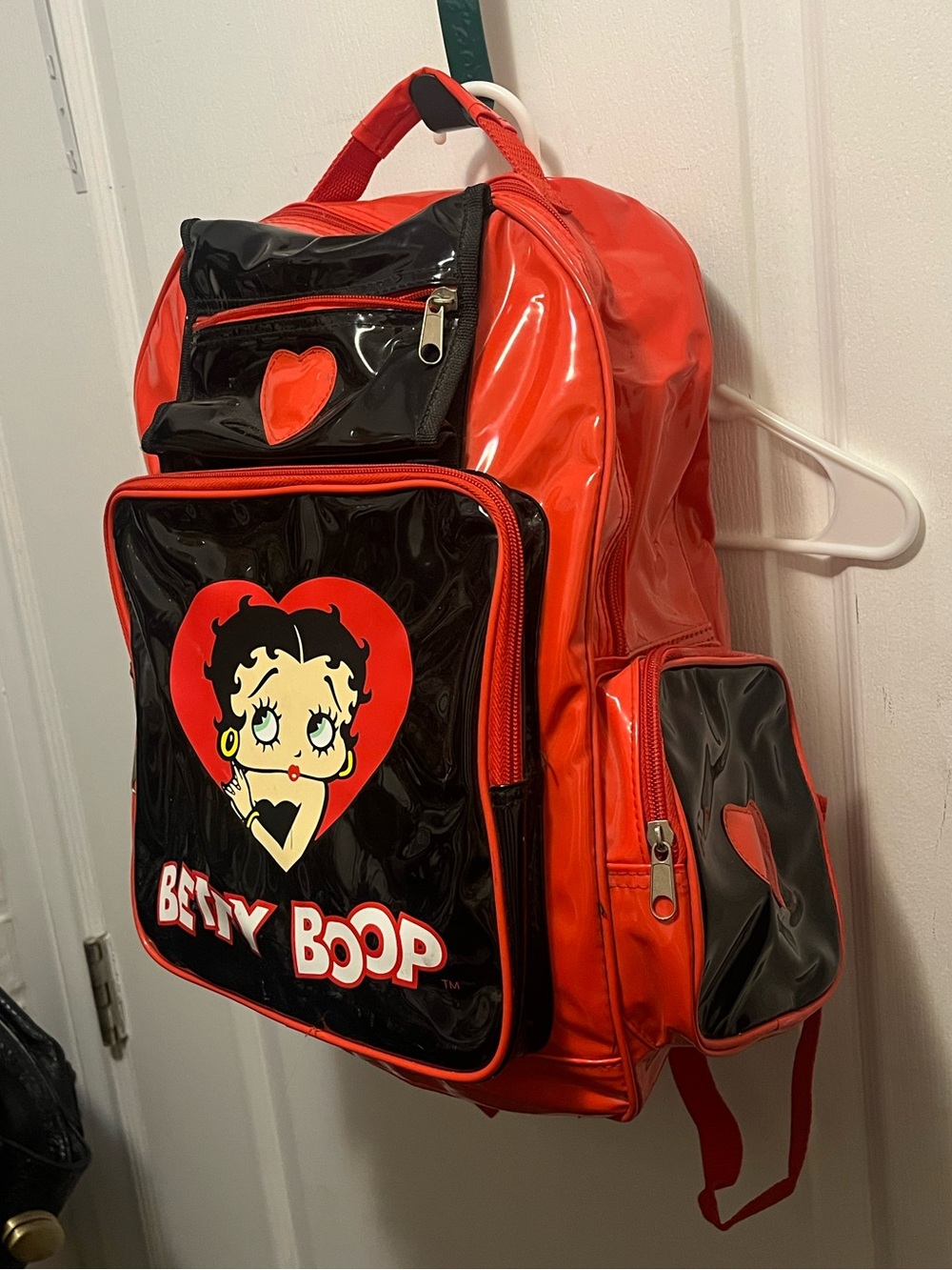 vinyl vintage betty boop backpack